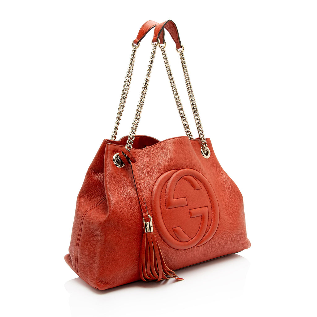 Gucci Leather Soho Medium Shoulder Bag (SHF-5ggSKH)
