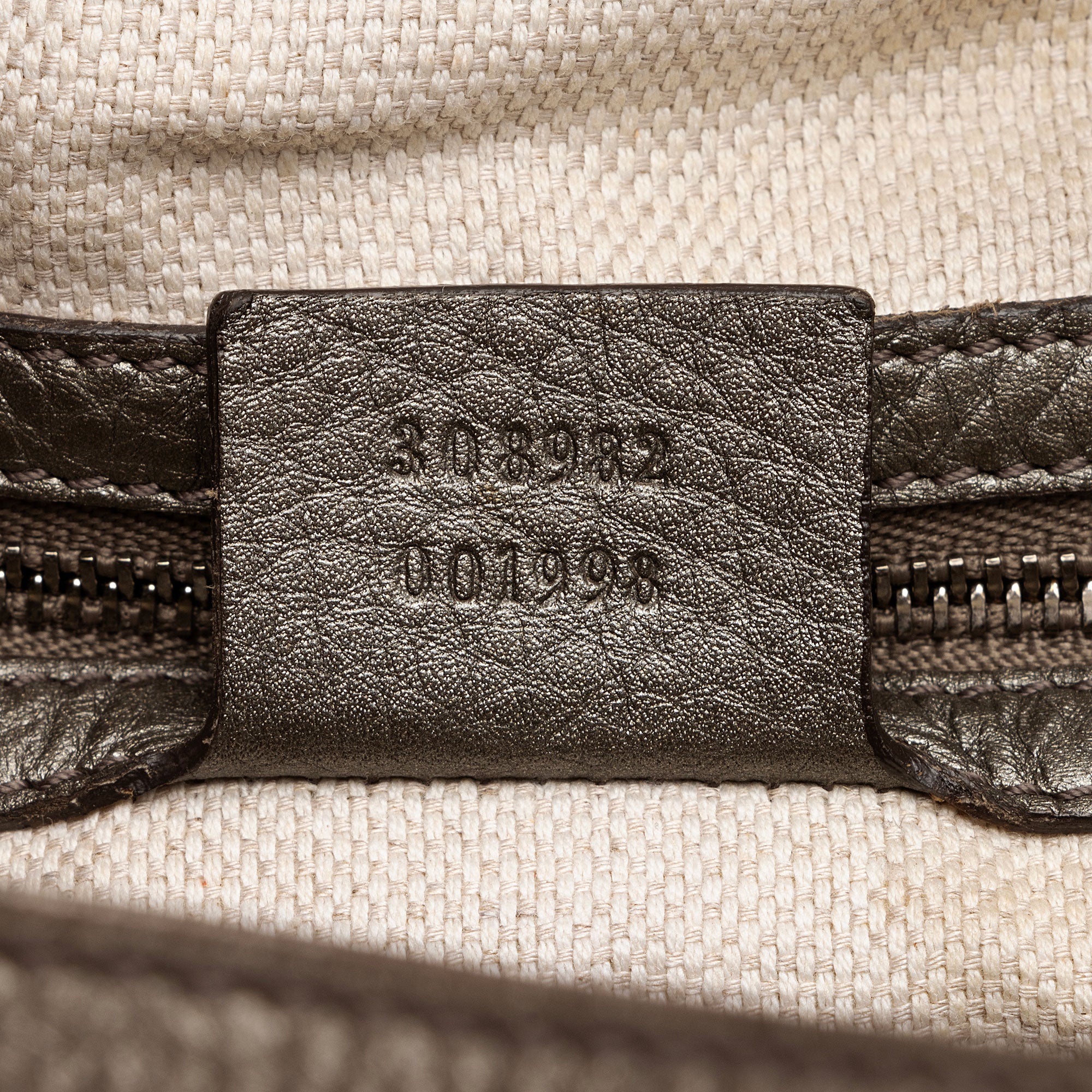 Gucci Metallic Leather Soho Medium Shoulder Bag