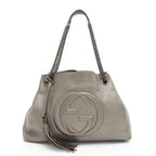 Gucci Metallic Leather Soho Medium Shoulder Bag