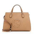 Gucci Leather Soho Medium Top Handle Satchel (SHF-19429)