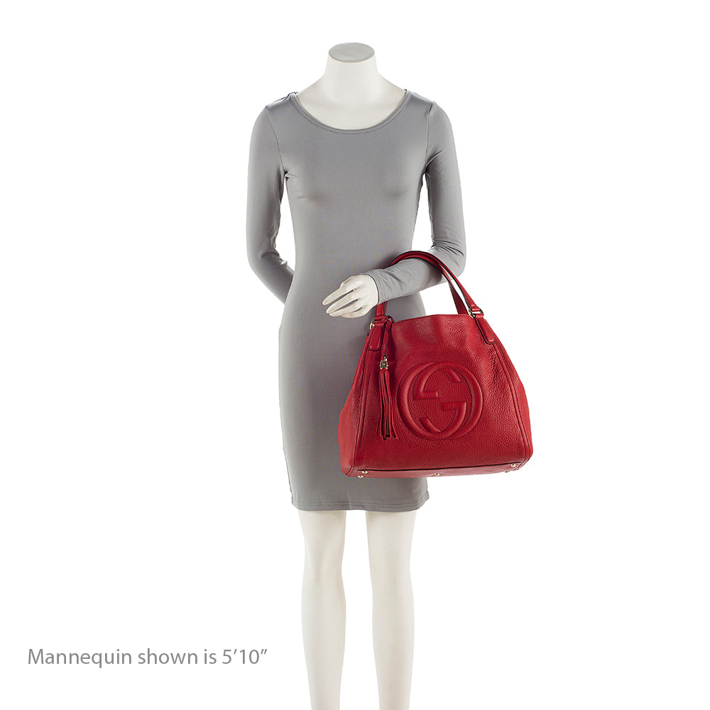 Gucci Leather Soho Medium Tote (SHF-19841)