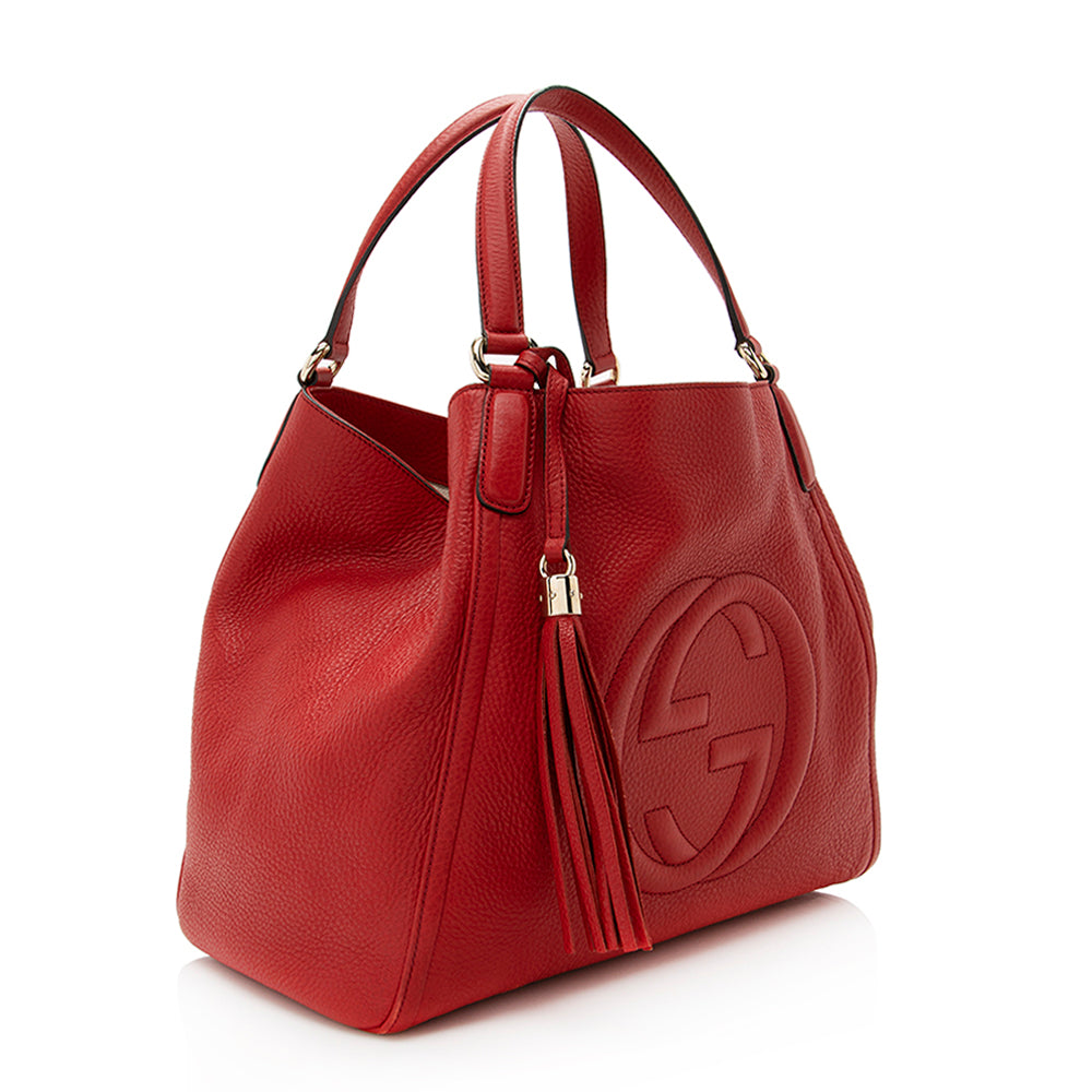 Gucci Leather Soho Medium Tote (SHF-19841)