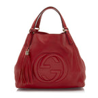 Gucci Leather Soho Medium Tote (SHF-hElGf2)