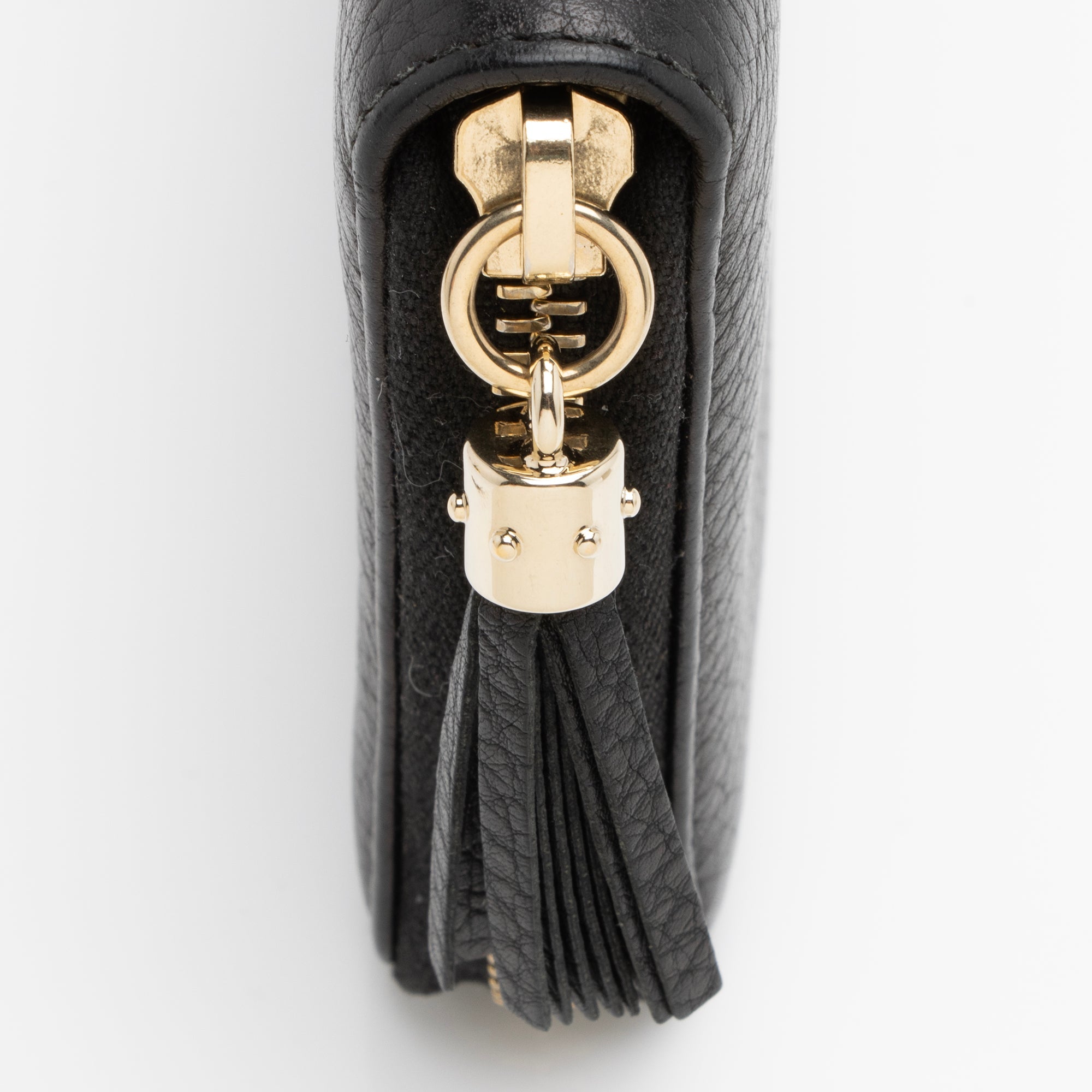Gucci Leather Soho Medium Zip Around Wallet (SHF-23683)