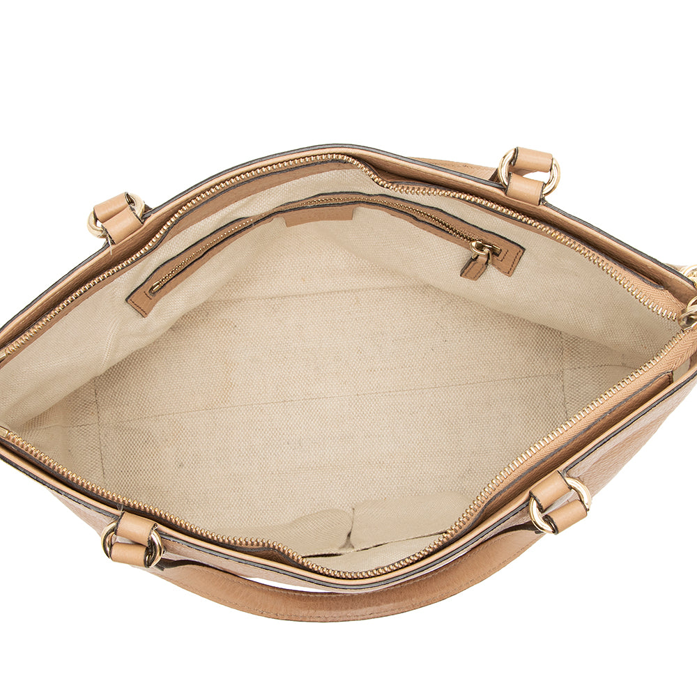 Gucci Leather Soho Top Handle Tote (SHF-16505)