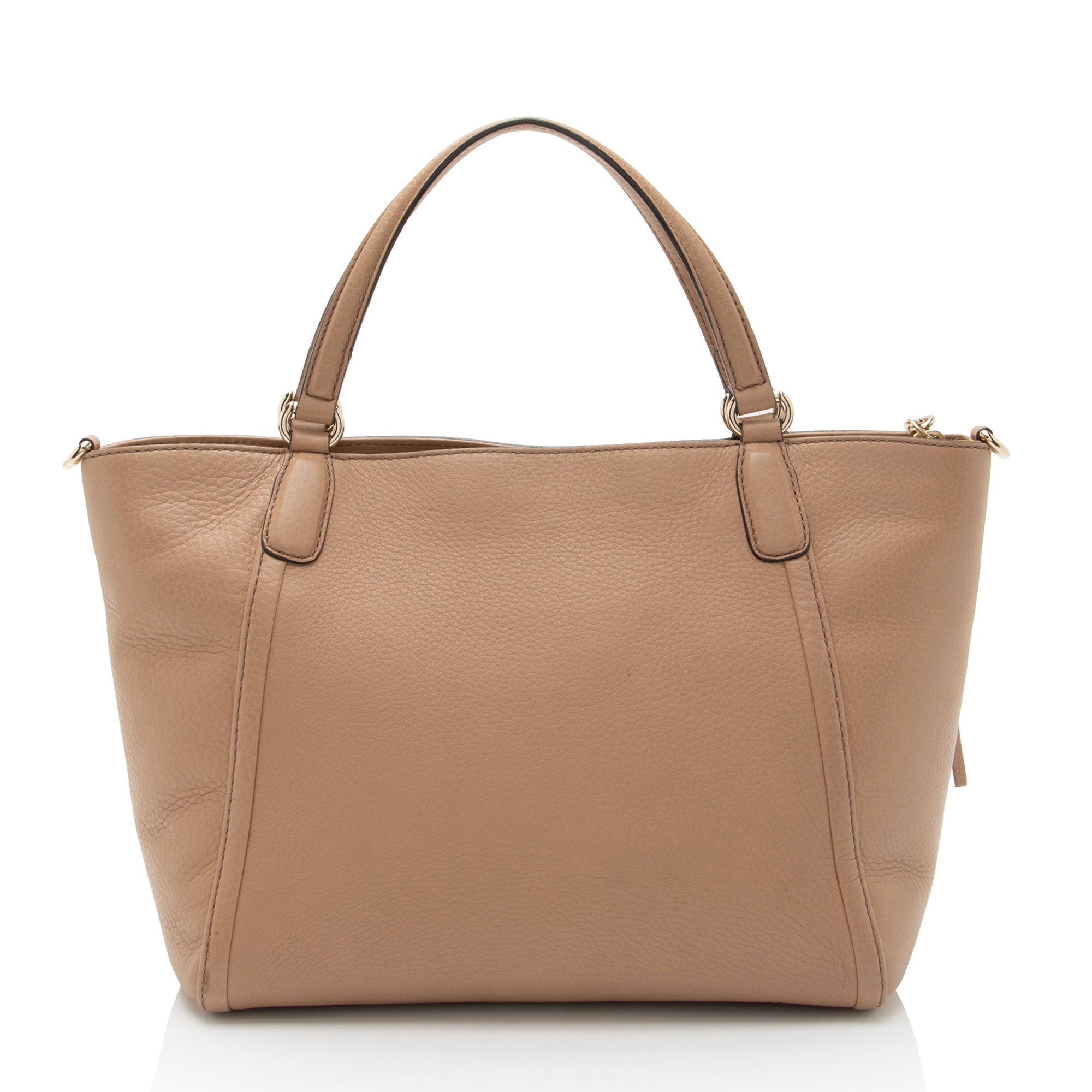 Gucci Leather Soho Top Handle Tote (SHF-eGmC43)