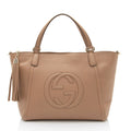 Gucci Leather Soho Top Handle Tote (SHF-eGmC43)