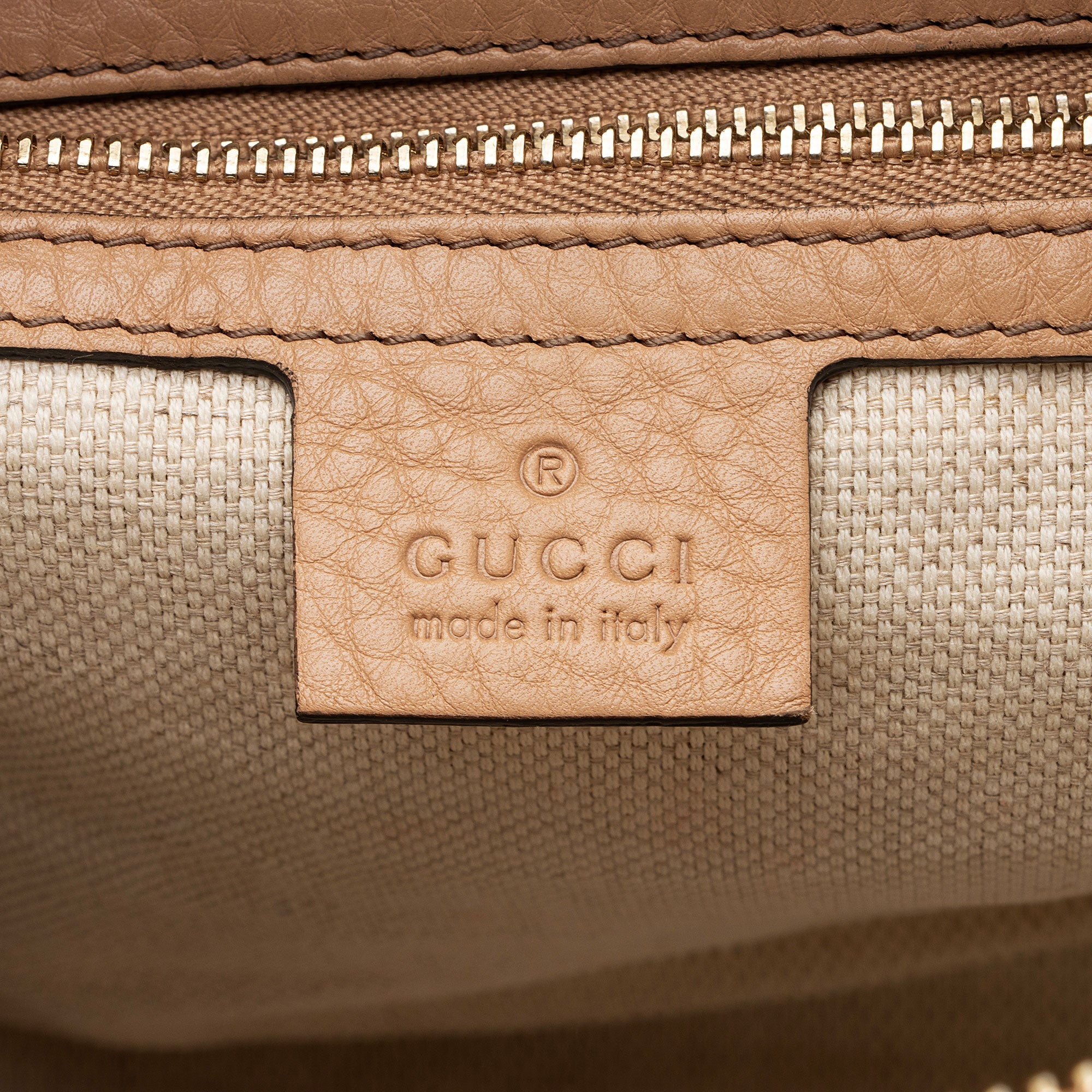 Gucci Leather Soho Top Handle Tote (SHF-eGmC43)