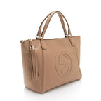 Gucci Leather Soho Top Handle Tote (SHF-eGmC43)