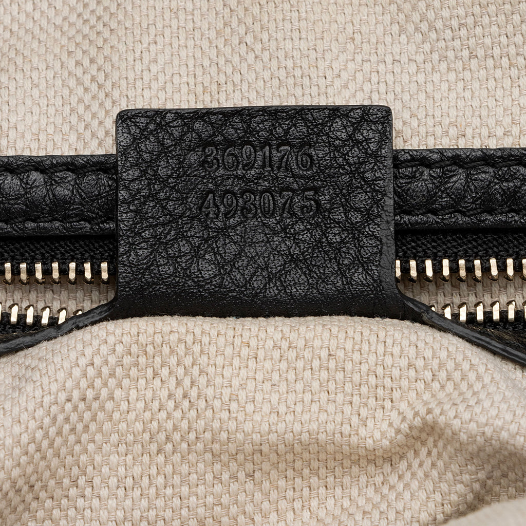 Gucci Leather Soho Top Handle (SHF-LCyvXT)