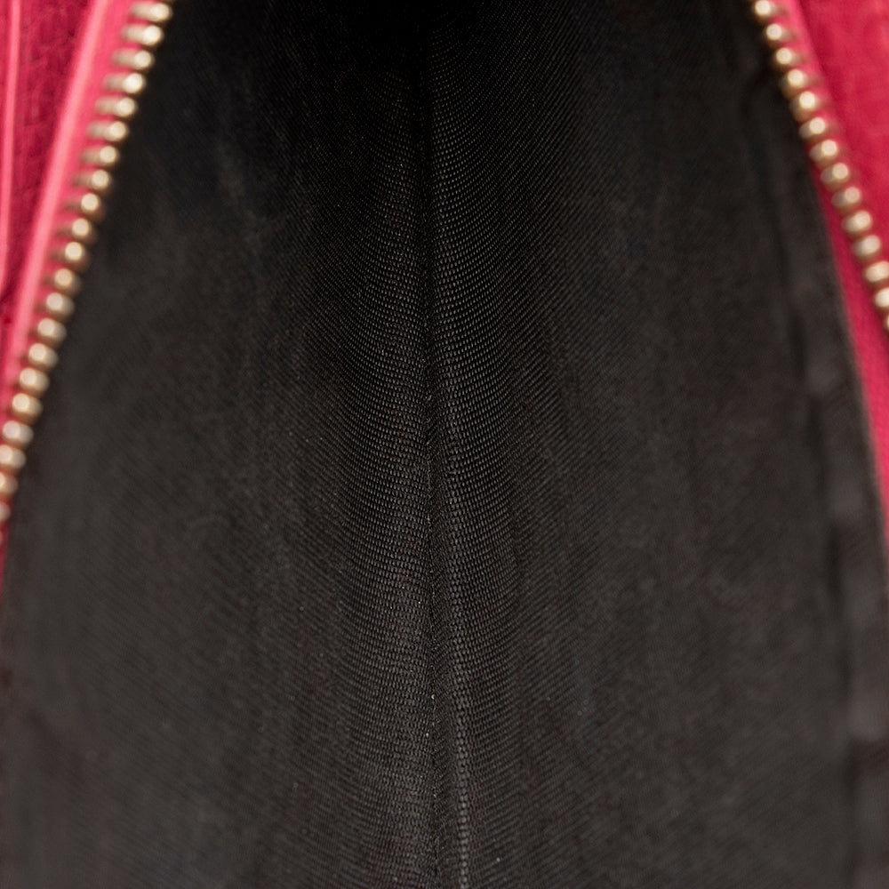 Gucci Leather Soho Zip Around Wallet (SHF-21318)