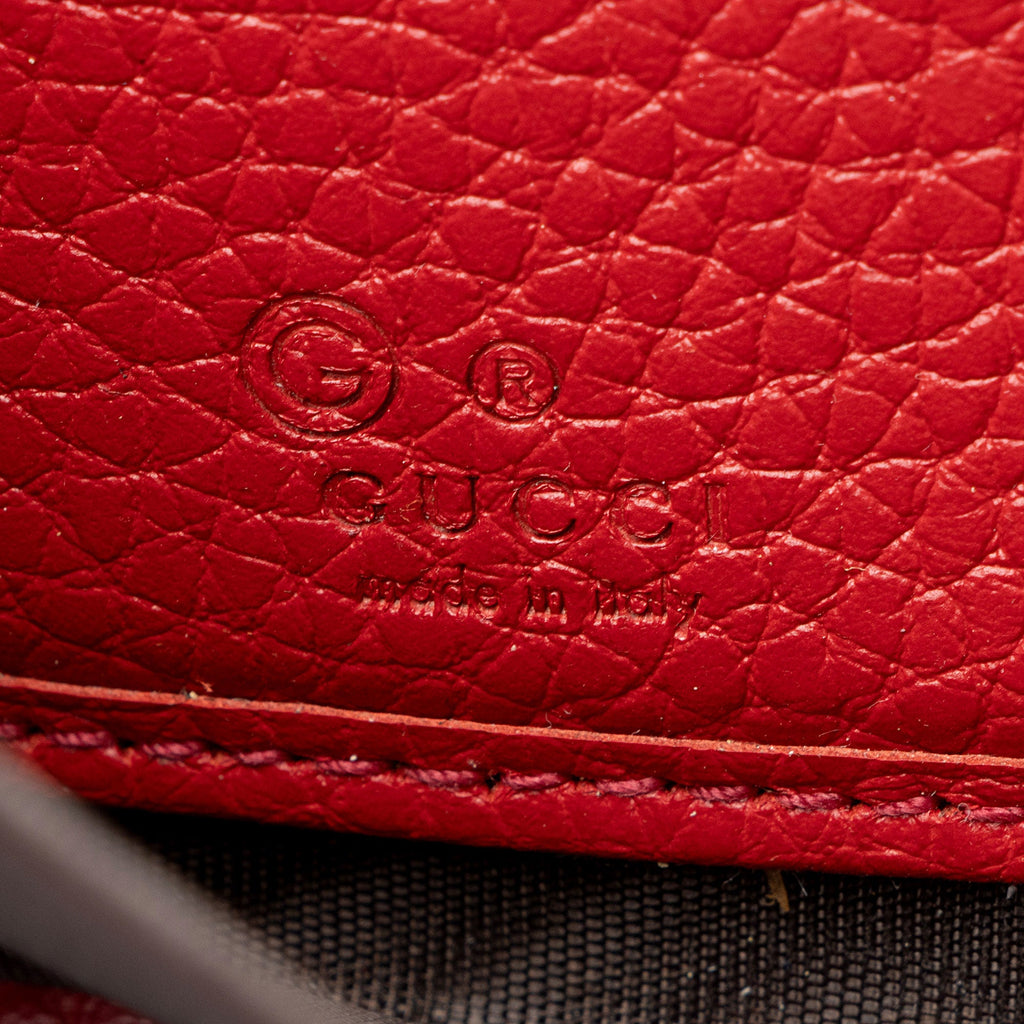 Gucci Leather Soho Zip Around Wallet