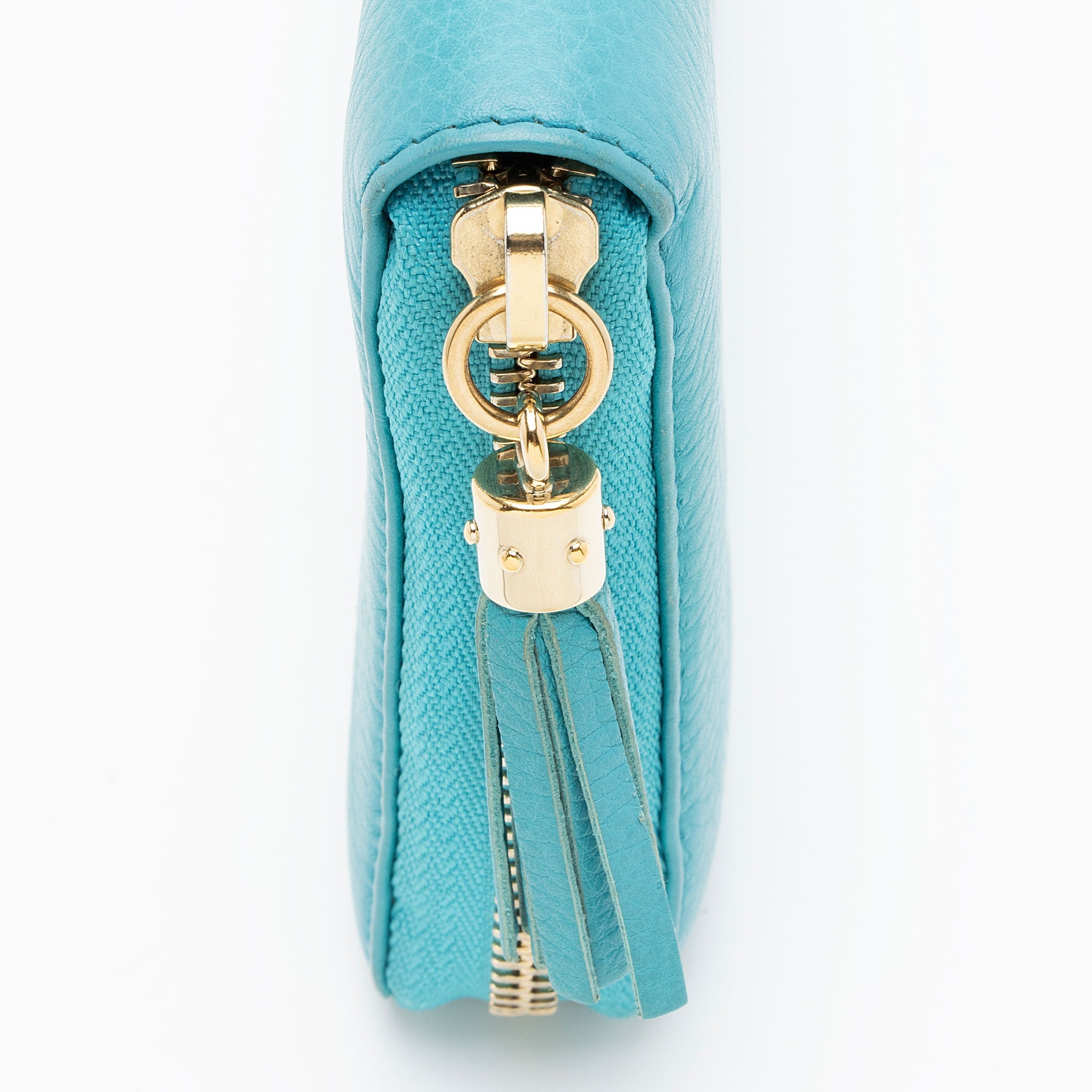 Gucci Leather Soho Zip Around Wallet