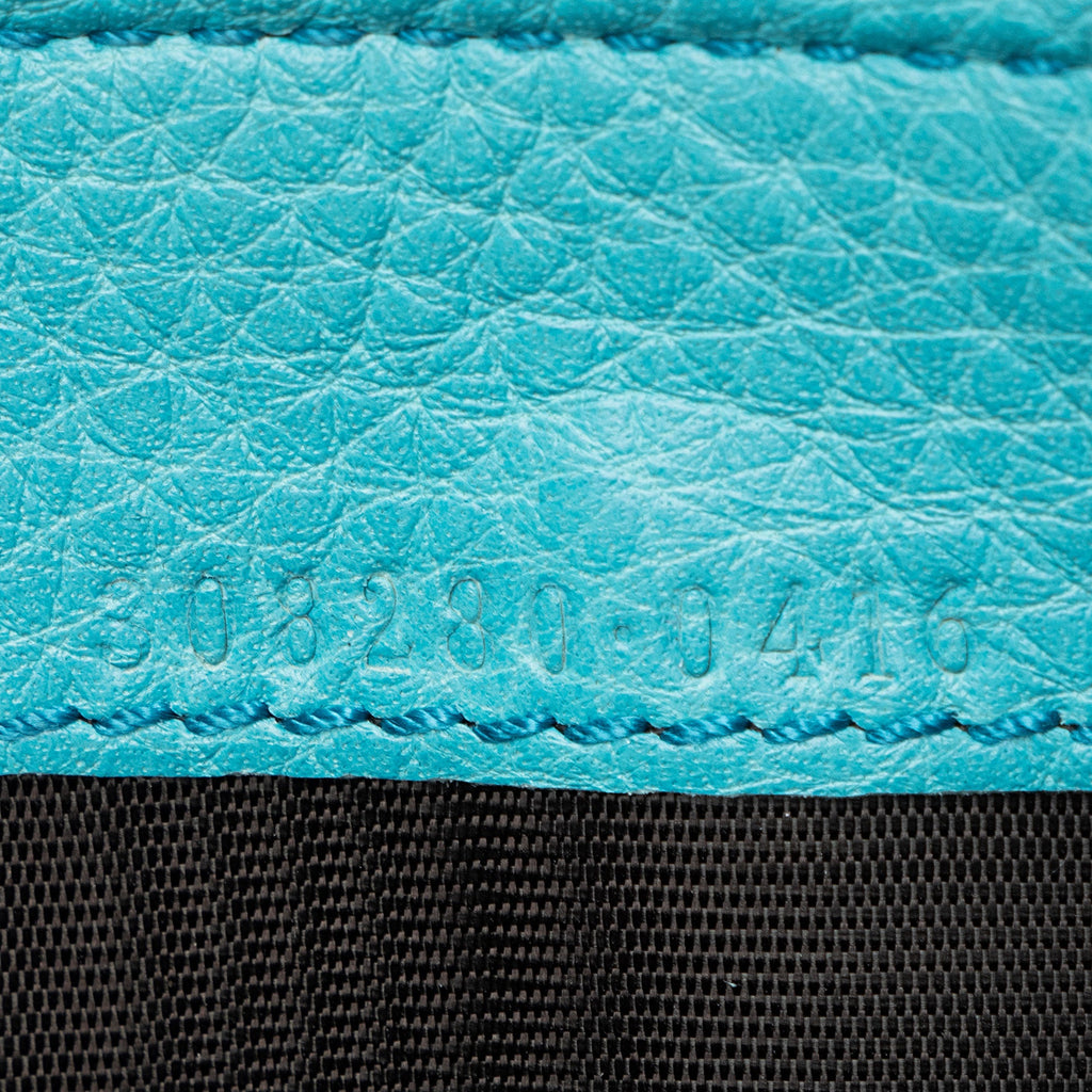Gucci Leather Soho Zip Around Wallet