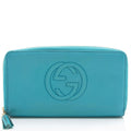 Gucci Leather Soho Zip Around Wallet