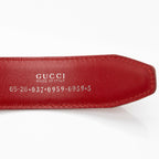 Gucci Leather Square G Slim Belt - Size 26 / 65 (SHF-LRKDXs)