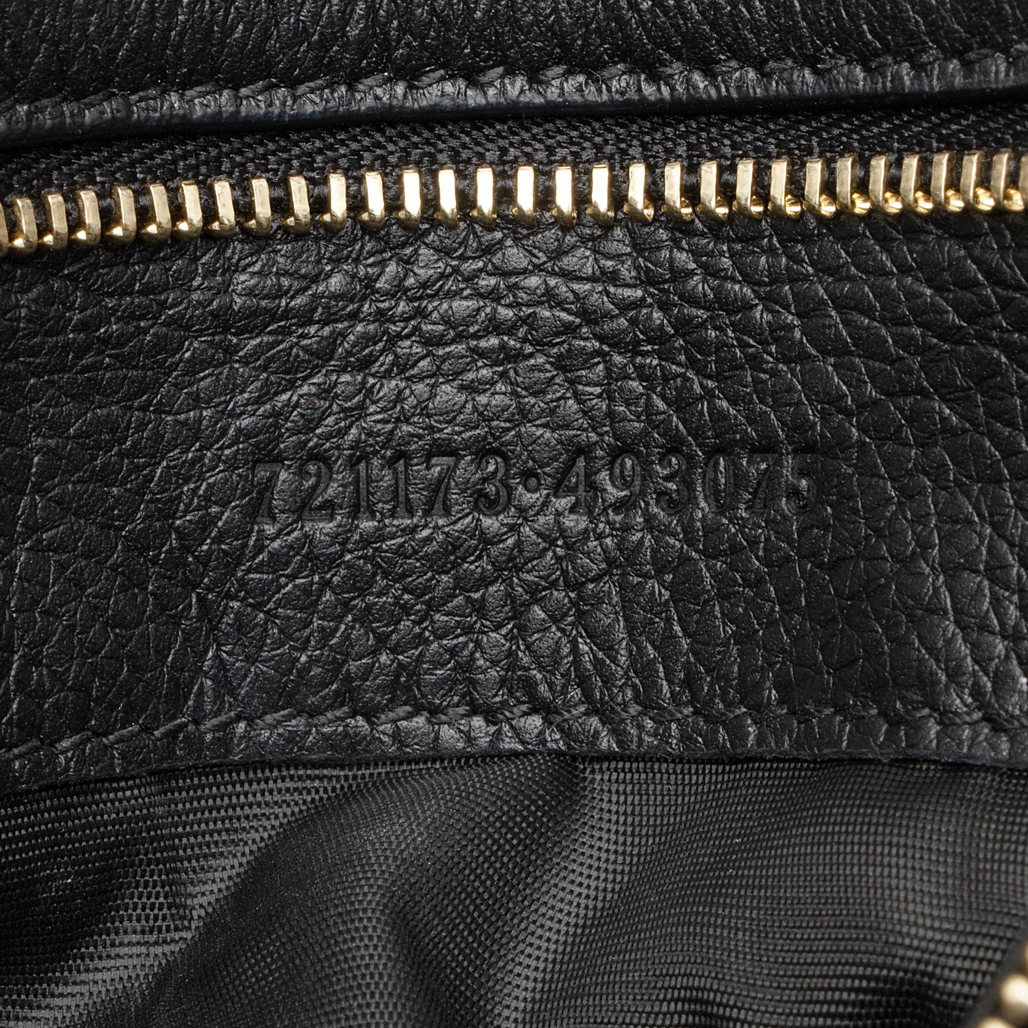 Gucci Leather Studded Blondie Top Handle Medium Shoulder Bag (SHF-R9Ze9C)