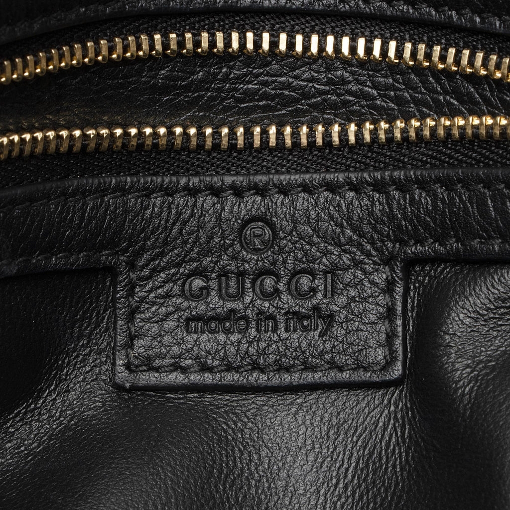 Gucci Leather Studded Blondie Top Handle Medium Shoulder Bag (SHF-R9Ze9C)