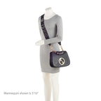 Gucci Leather Studded Blondie Top Handle Medium Shoulder Bag (SHF-R9Ze9C)