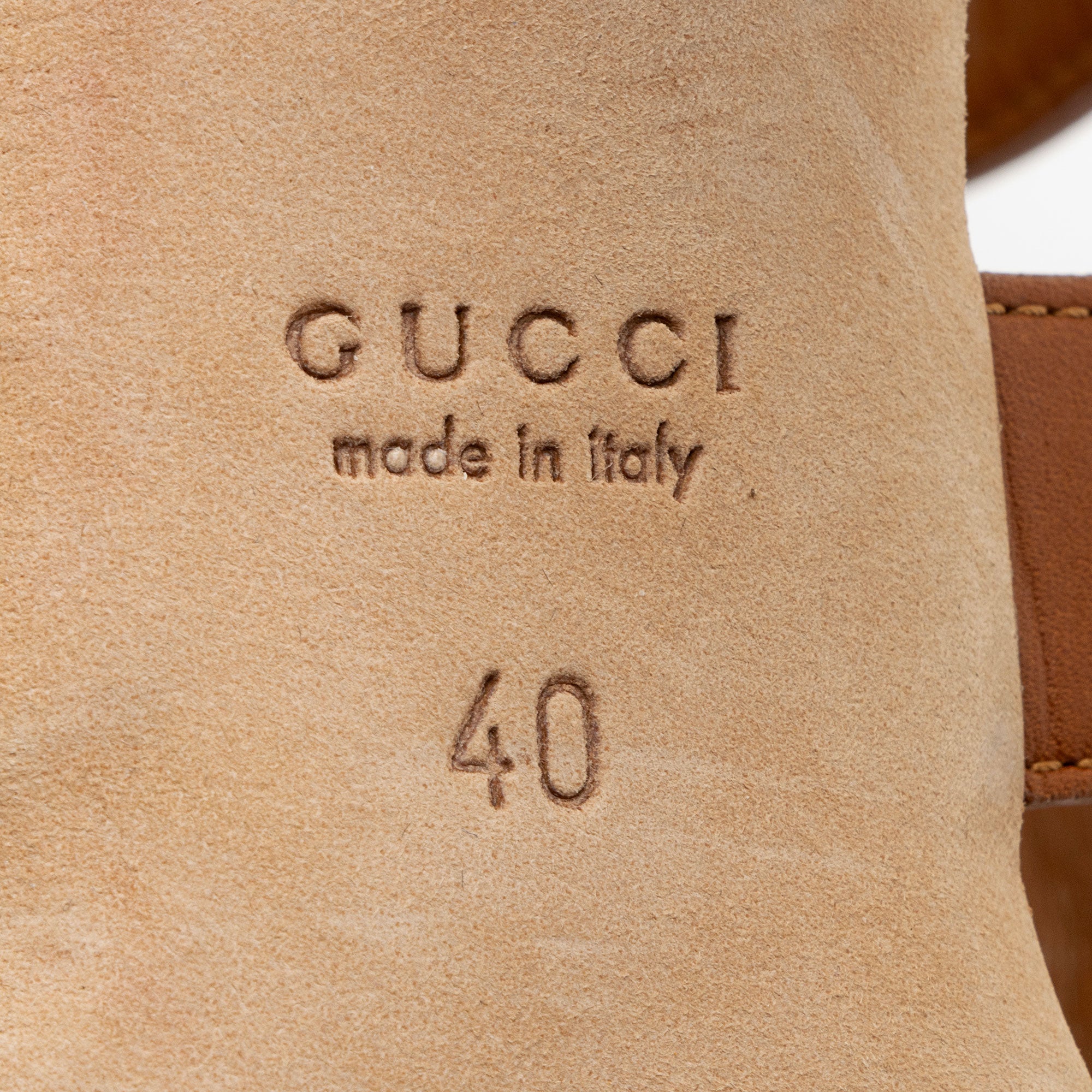 Gucci Leather Studded Gladiator Sandals - Size 10 / 40