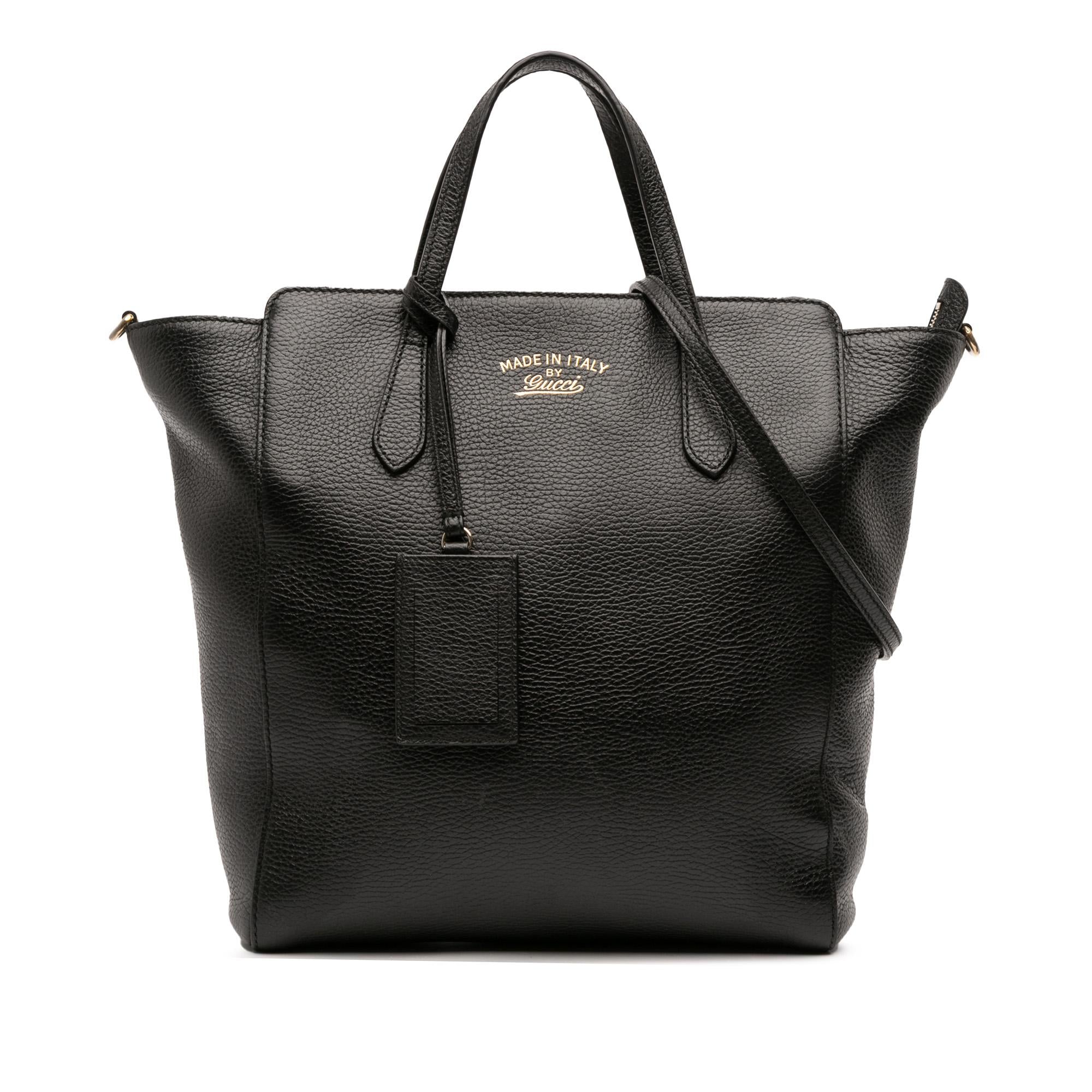Gucci Leather Swing Convertible Tote
