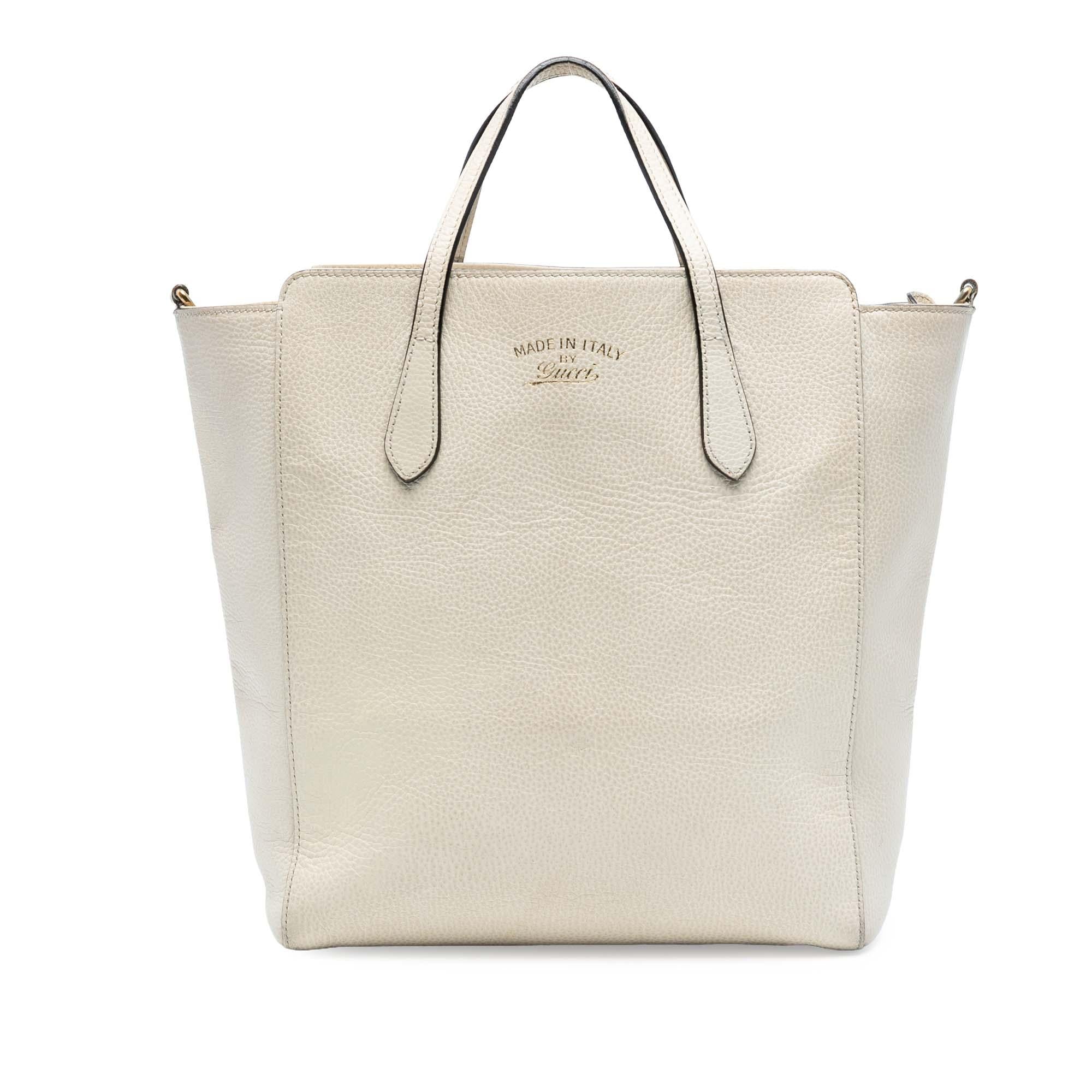 Gucci Leather Swing Convertible Tote