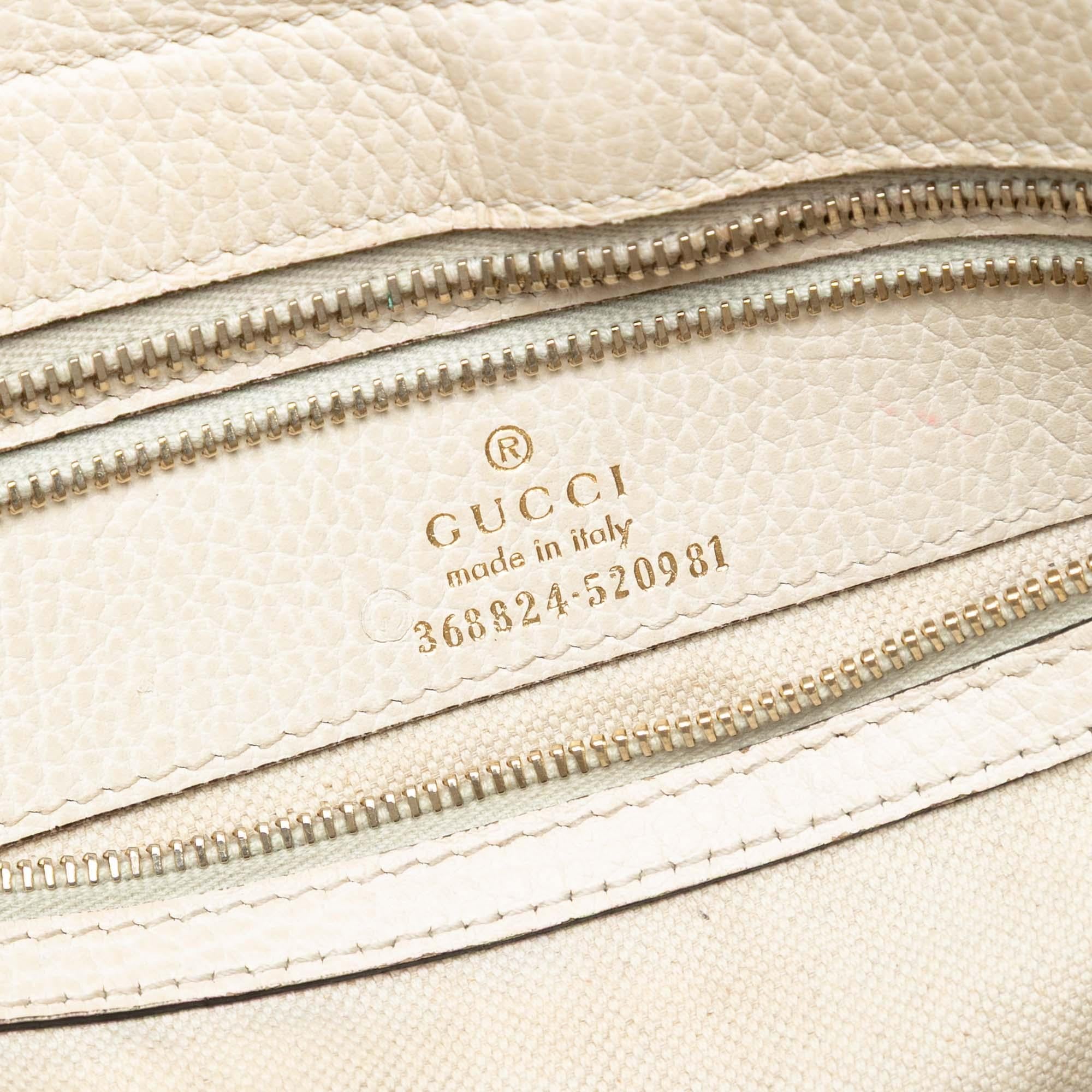 Gucci Leather Swing Convertible Tote