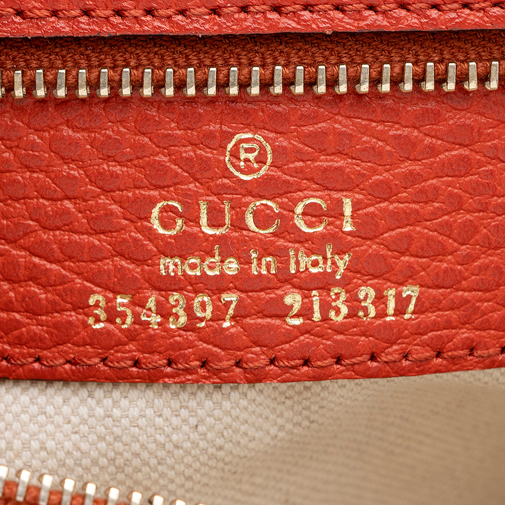 Gucci Leather Swing Medium Tote (SHF-19491)