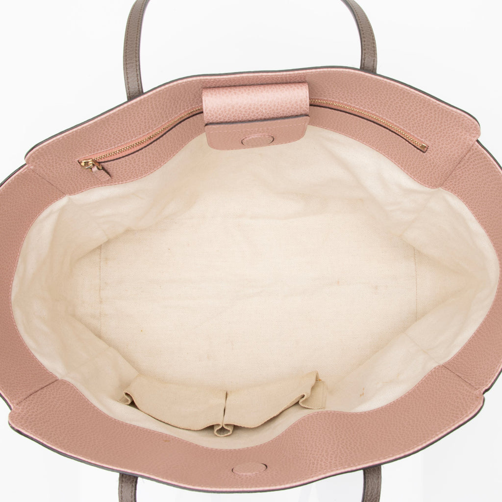 Gucci Leather Swing Medium Tote (SHF-23387)