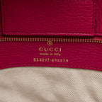 Gucci Leather Swing Medium Tote