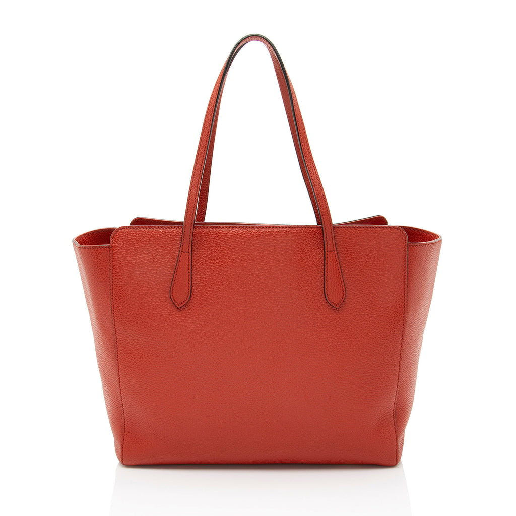 Gucci Leather Swing Medium Tote