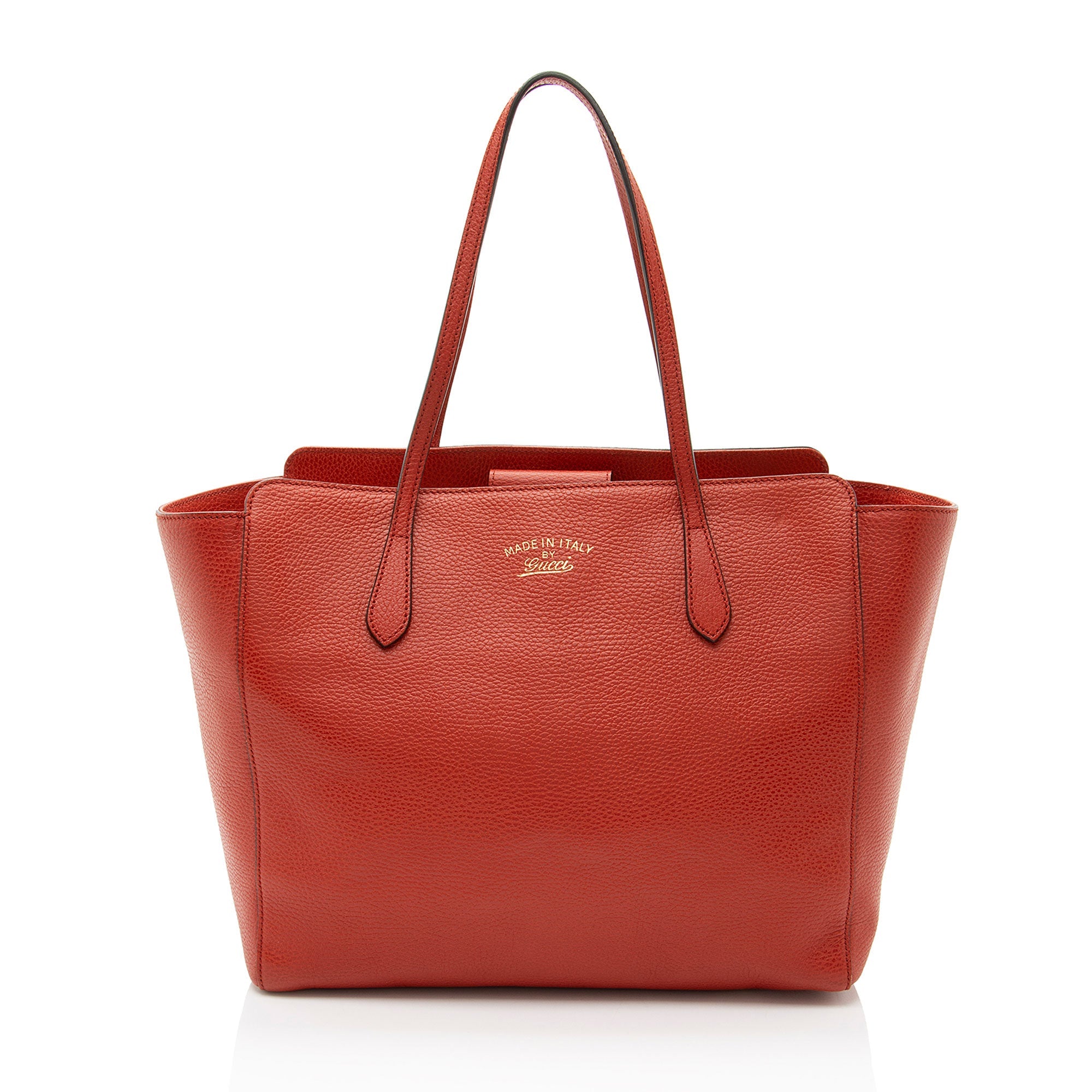 Gucci Leather Swing Medium Tote