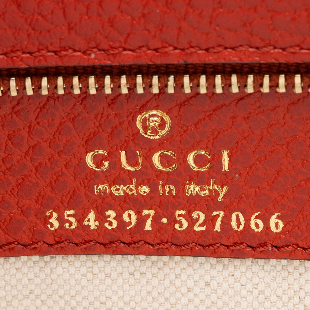 Gucci Leather Swing Medium Tote
