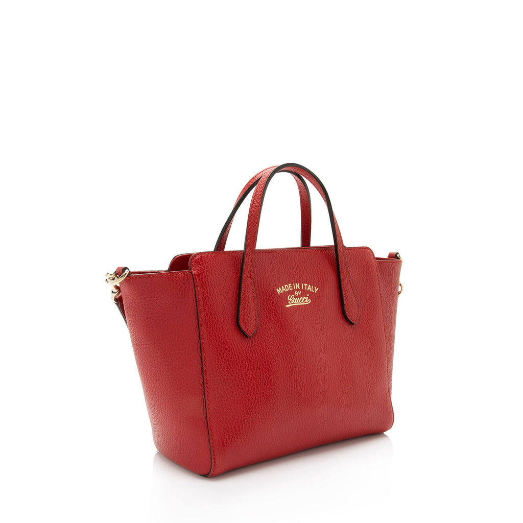 Gucci Leather Swing Mini Tote (SHF-Z3RpxJ)