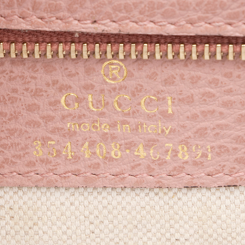 Gucci Leather Swing Small Tote - FINAL SALE (SHF-16424)