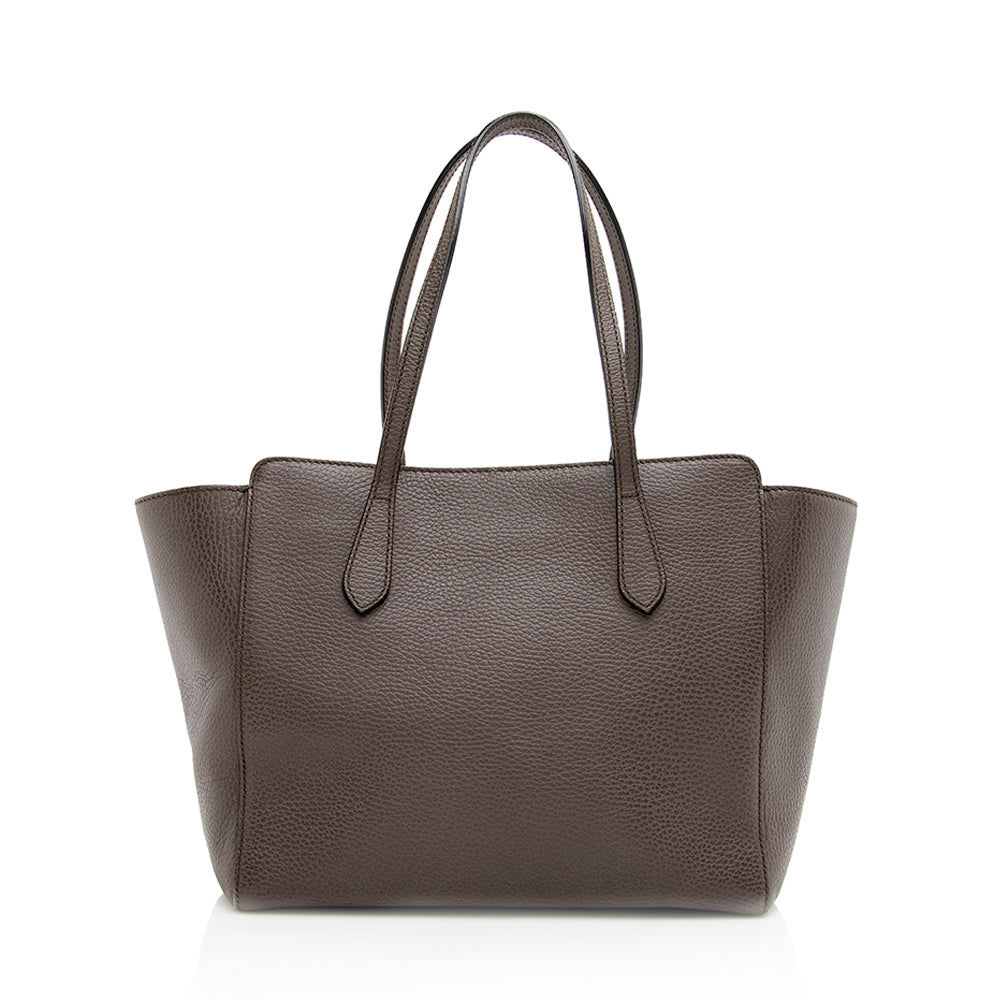 Gucci Leather Swing Small Tote (SHF-18812)