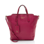 Gucci Leather Swing Tall Tote
