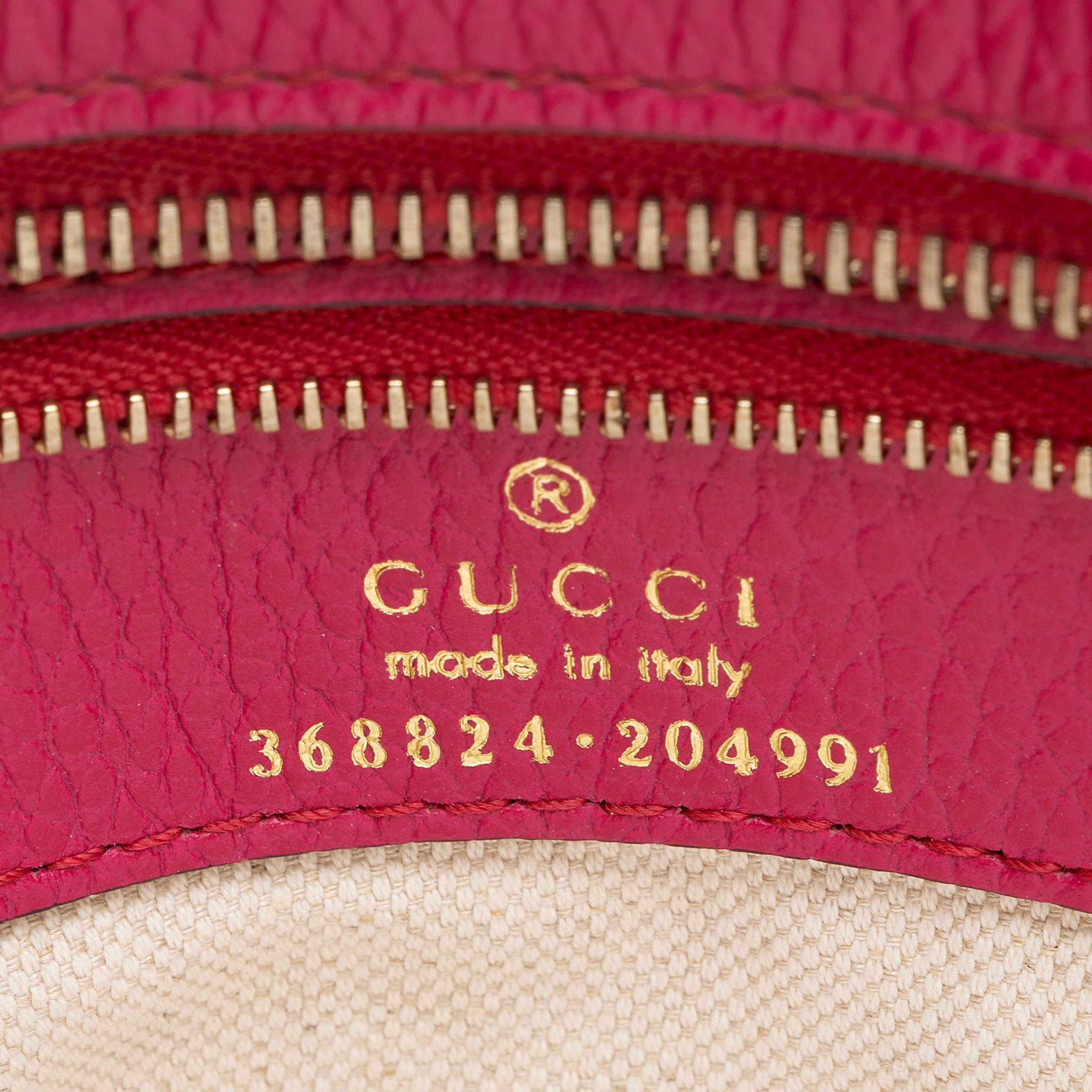 Gucci Leather Swing Tall Tote