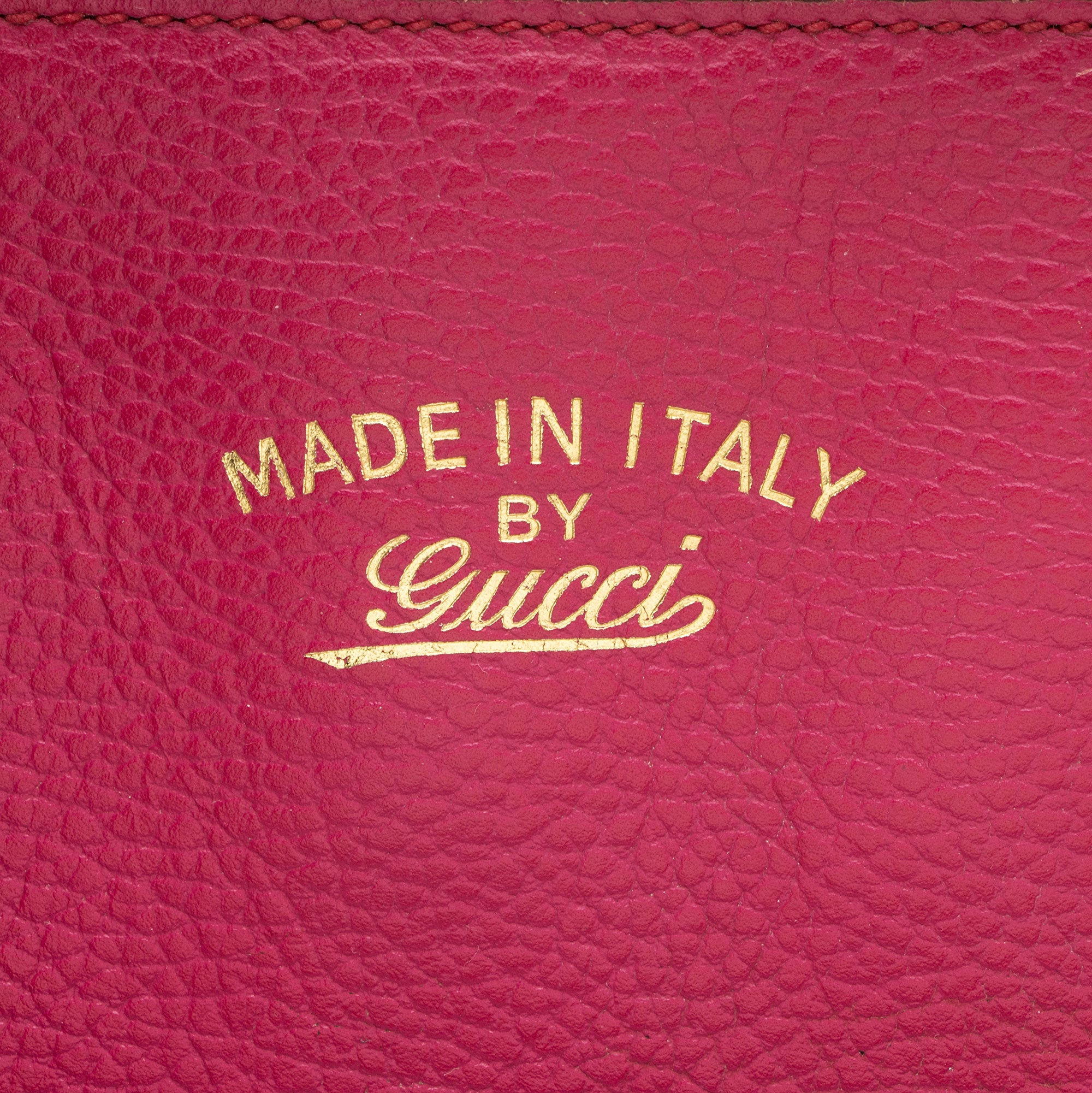 Gucci Leather Swing Tall Tote