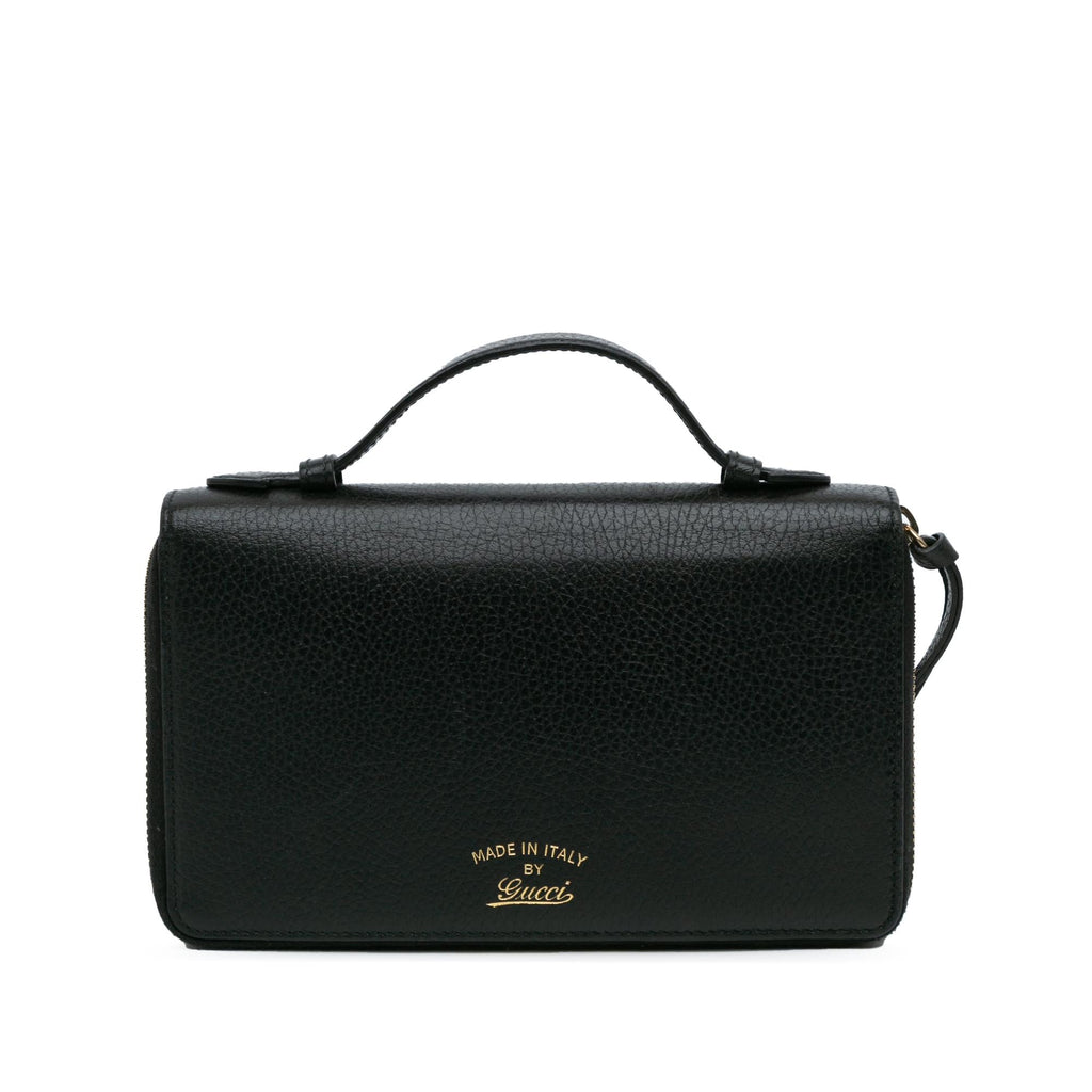 Gucci Leather Swing Travel Organizer