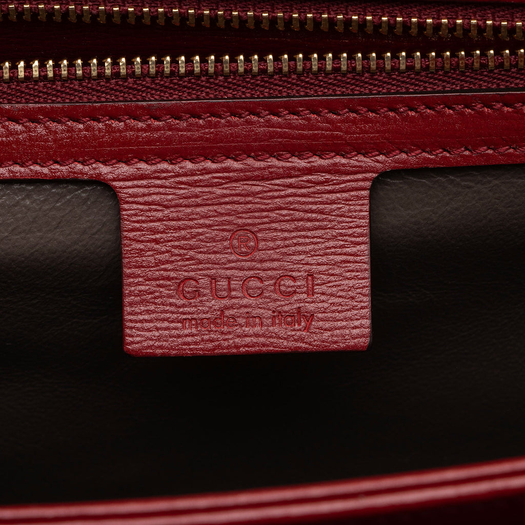 Gucci Leather Sylvie 1969 Medium Top Handle