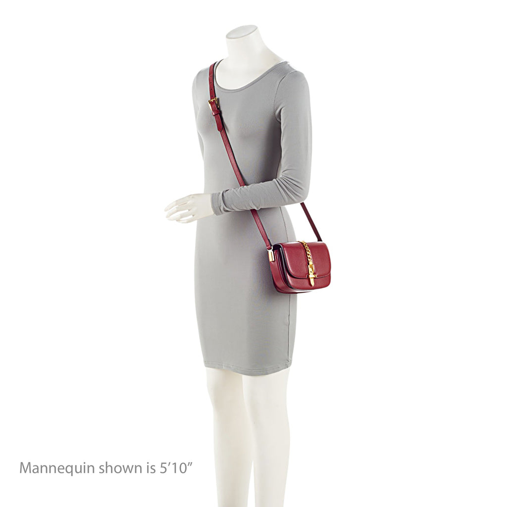 Gucci Leather Sylvie 1969 Mini Shoulder Bag