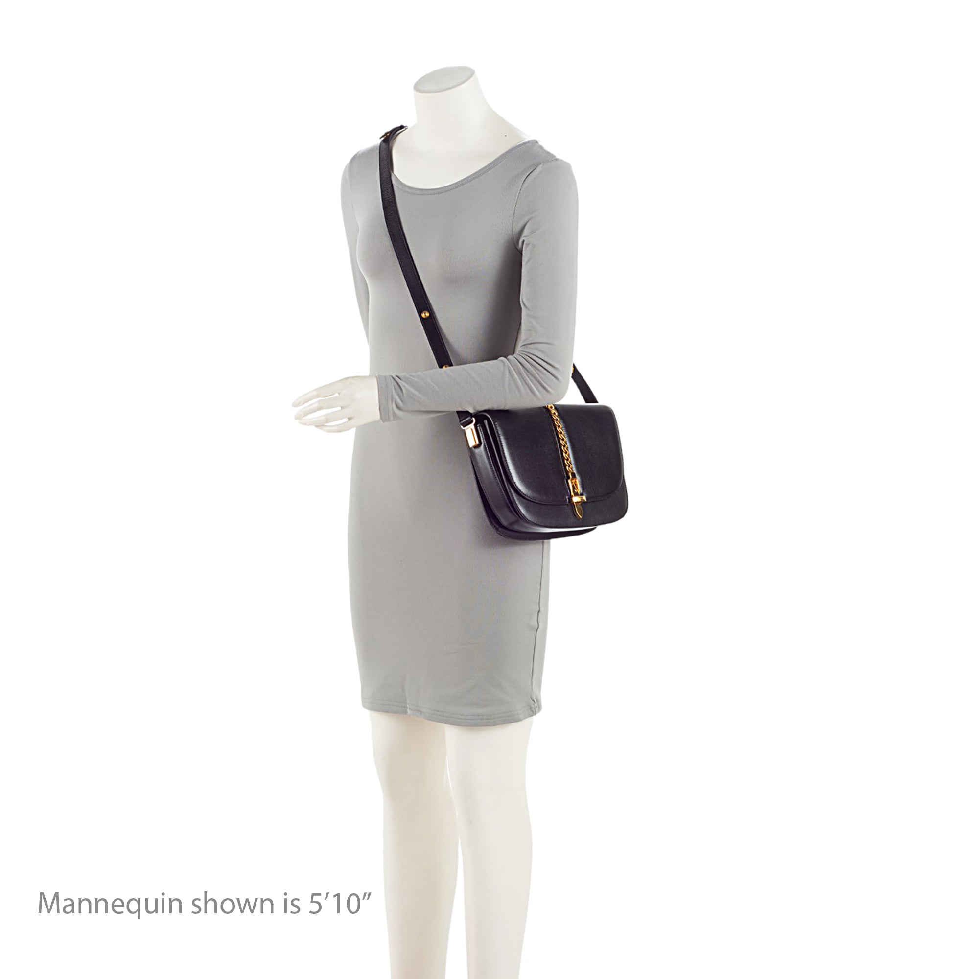 Gucci Leather Sylvie 1969 Small Shoulder Bag (SHF-Dygrqc)