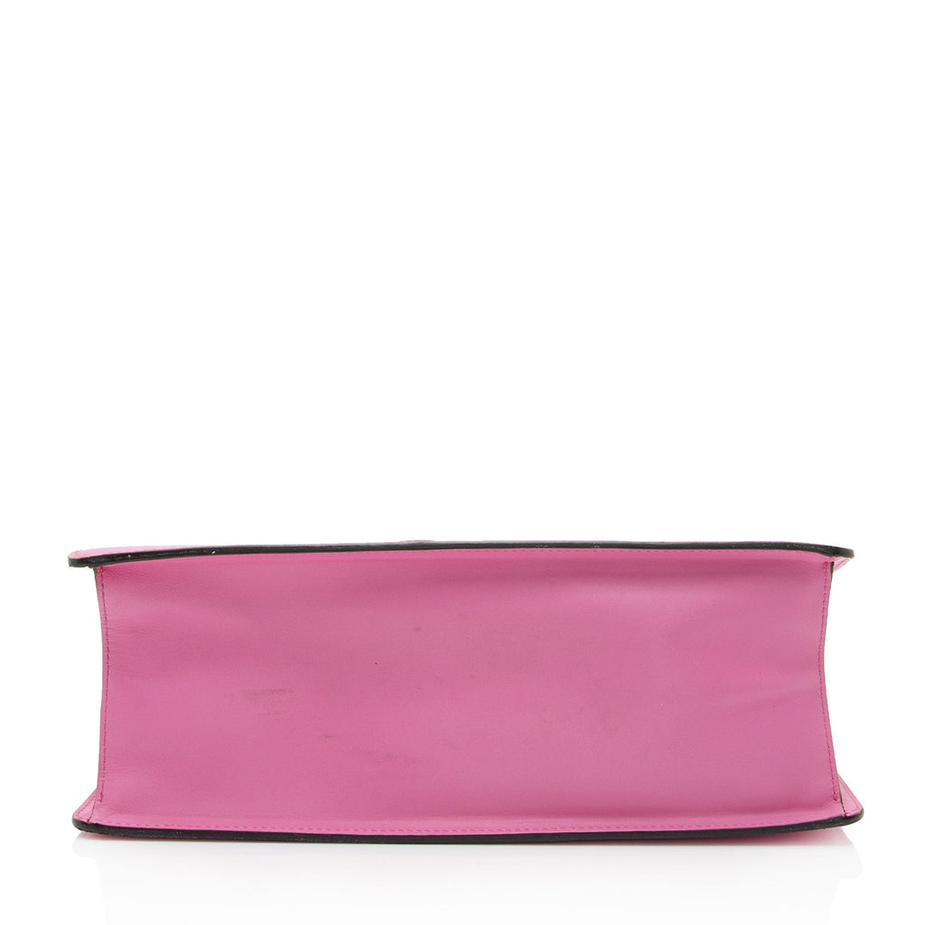 Gucci Leather Sylvie Medium Top Handle (SHF-h0LvZF)