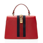 Gucci Leather Sylvie Medium Top Handle