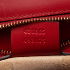 Gucci Leather Sylvie Medium Top Handle