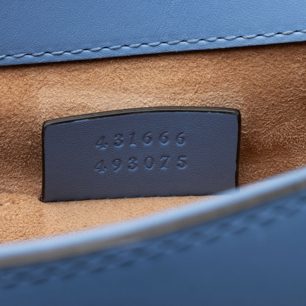 Gucci Leather Sylvie Mini Chain Bag