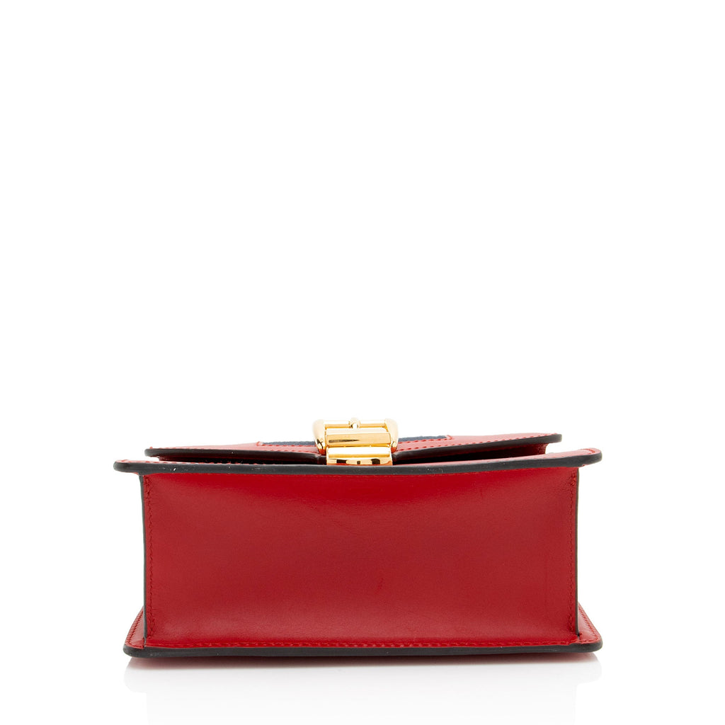 Gucci Leather Sylvie Mini Chain Bag