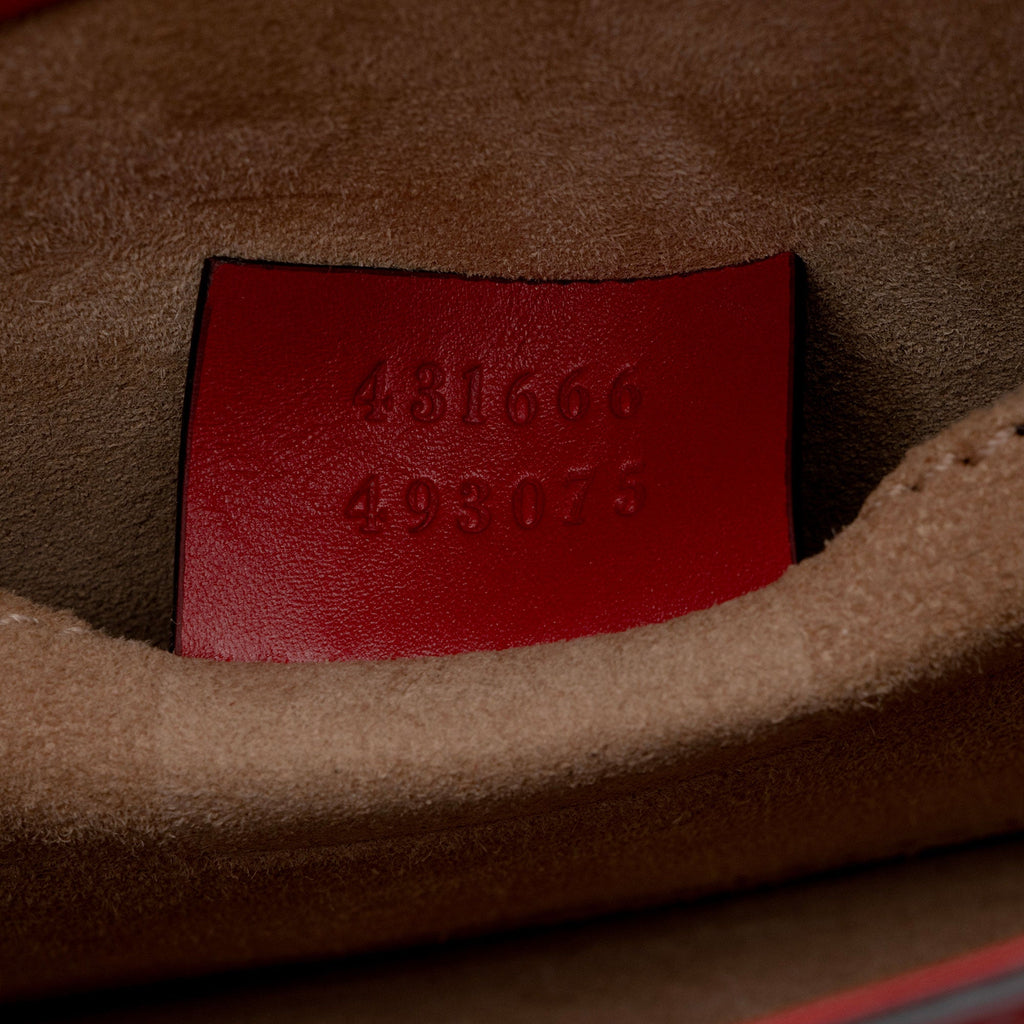 Gucci Leather Sylvie Mini Chain Bag