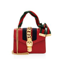 Gucci Leather Sylvie Mini Chain Bag